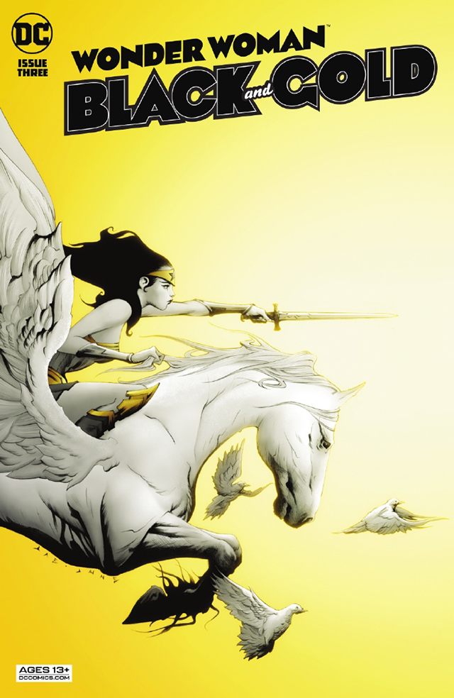 「神奇女侠：黑与金」第三期正式封面公开