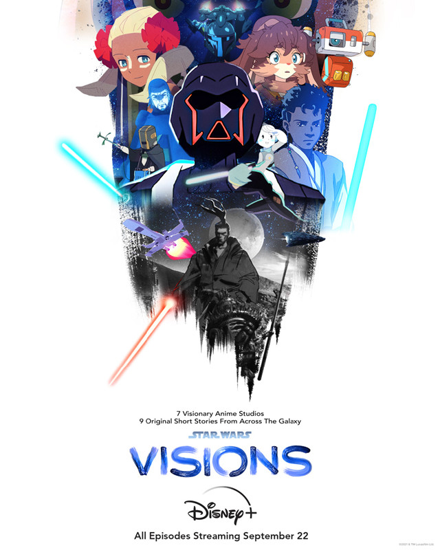 动画「星球大战：Visions」公开双版本主视觉图