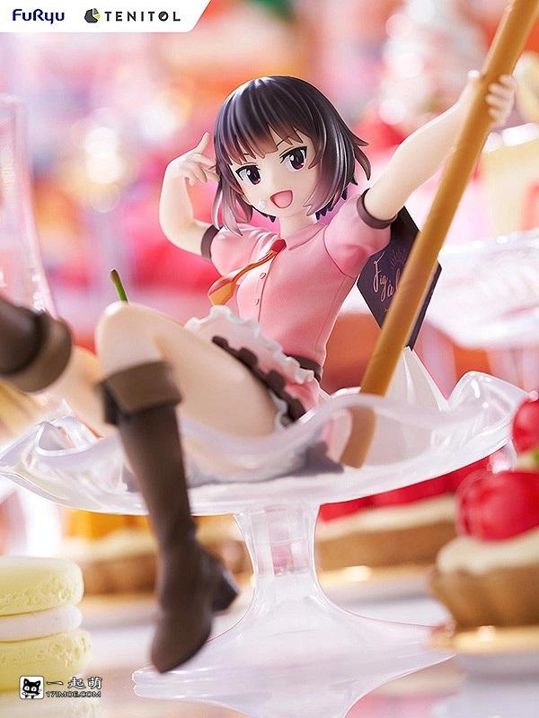 FURYU《为美好的世界献上爆焰！》TENITOL Fig à la mode 惠惠 手办，2024年7月发售！